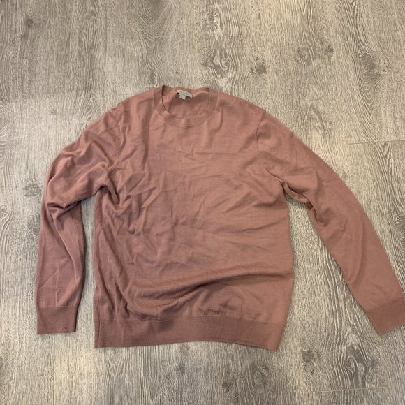 Men’s COS Knit Longsleeve in Mauve - Picture 1 of 5